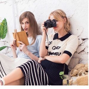 Miss Patina I am a Poem short sleeve top